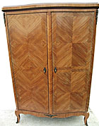 vintage french Marquetry armoire
